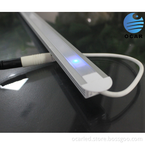 DC12v smd 3528 aluminum led linear light,led cabinet light ,rigid led strip